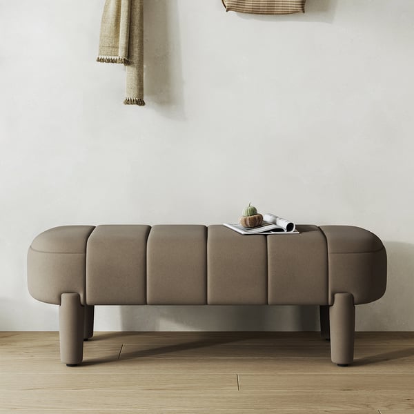 Velvet bench store seat