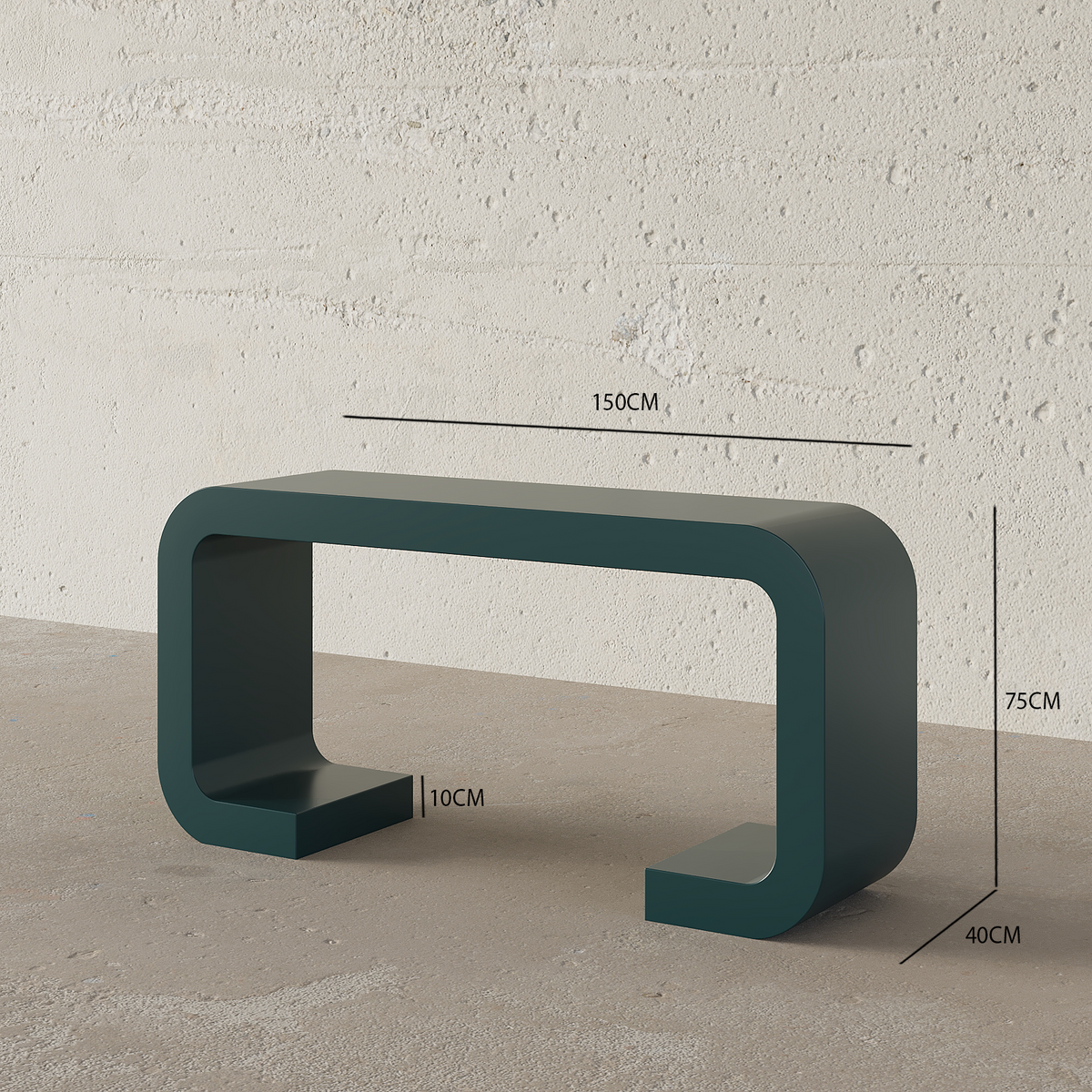 Marlow Console Table (Teal)