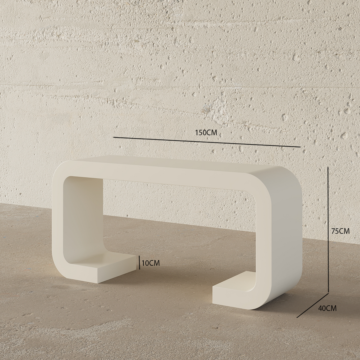 Marlow Console Table (Off-White)