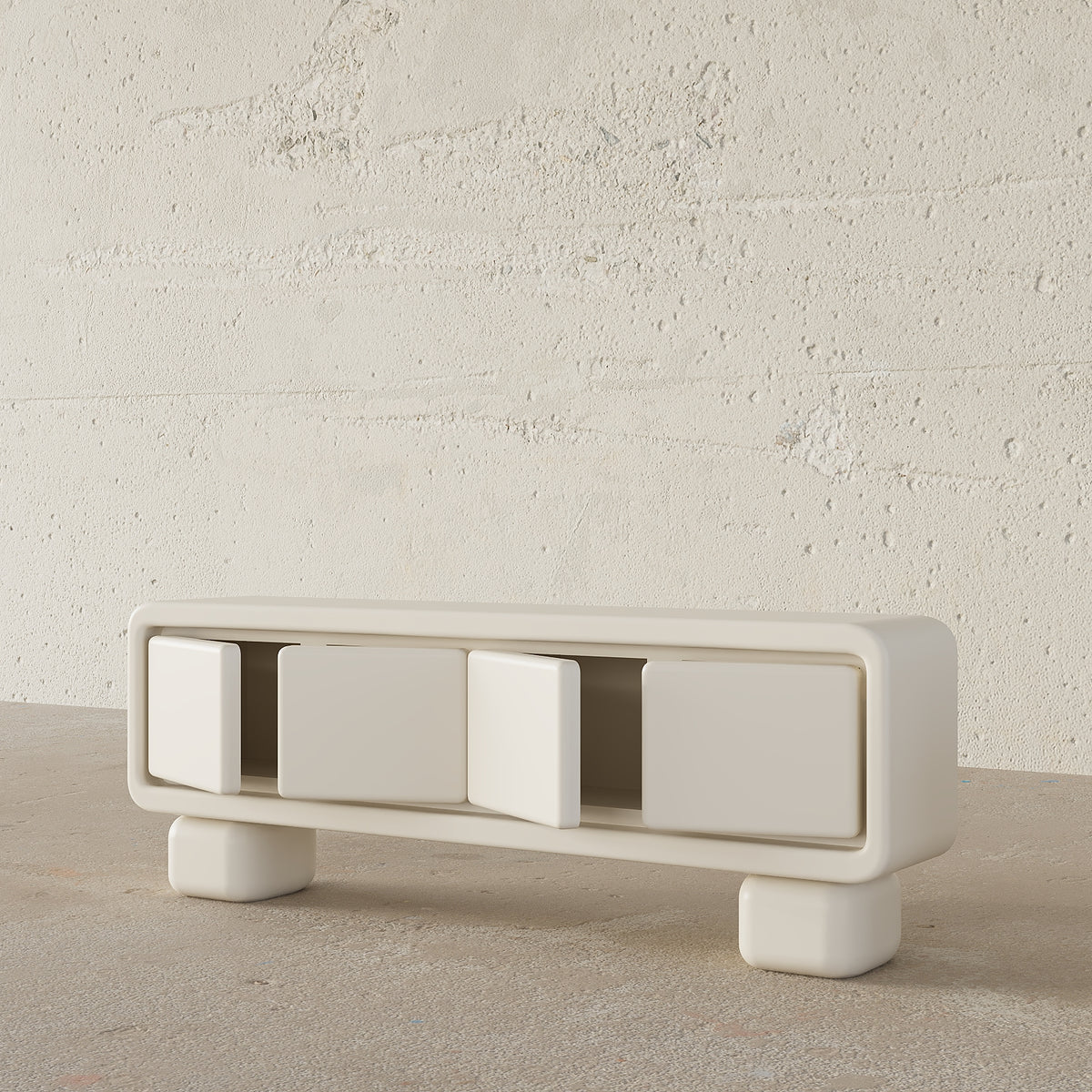 Avalon TV Unit (Off-White)