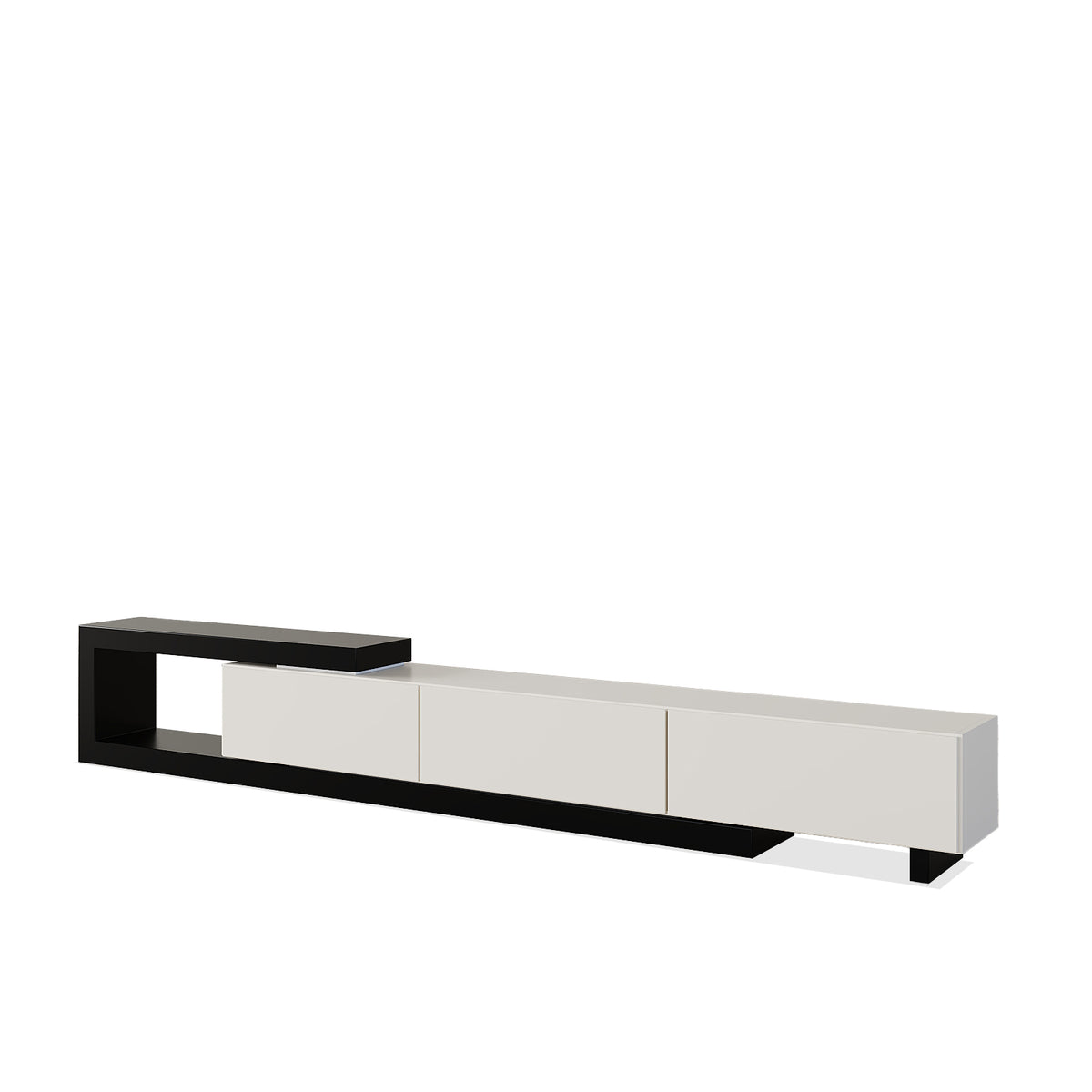 Kyree Extendable TV Unit / 180W x 40D CM / Black