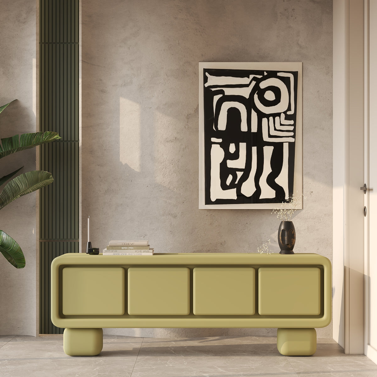 Avalon TV Unit (Light Green)