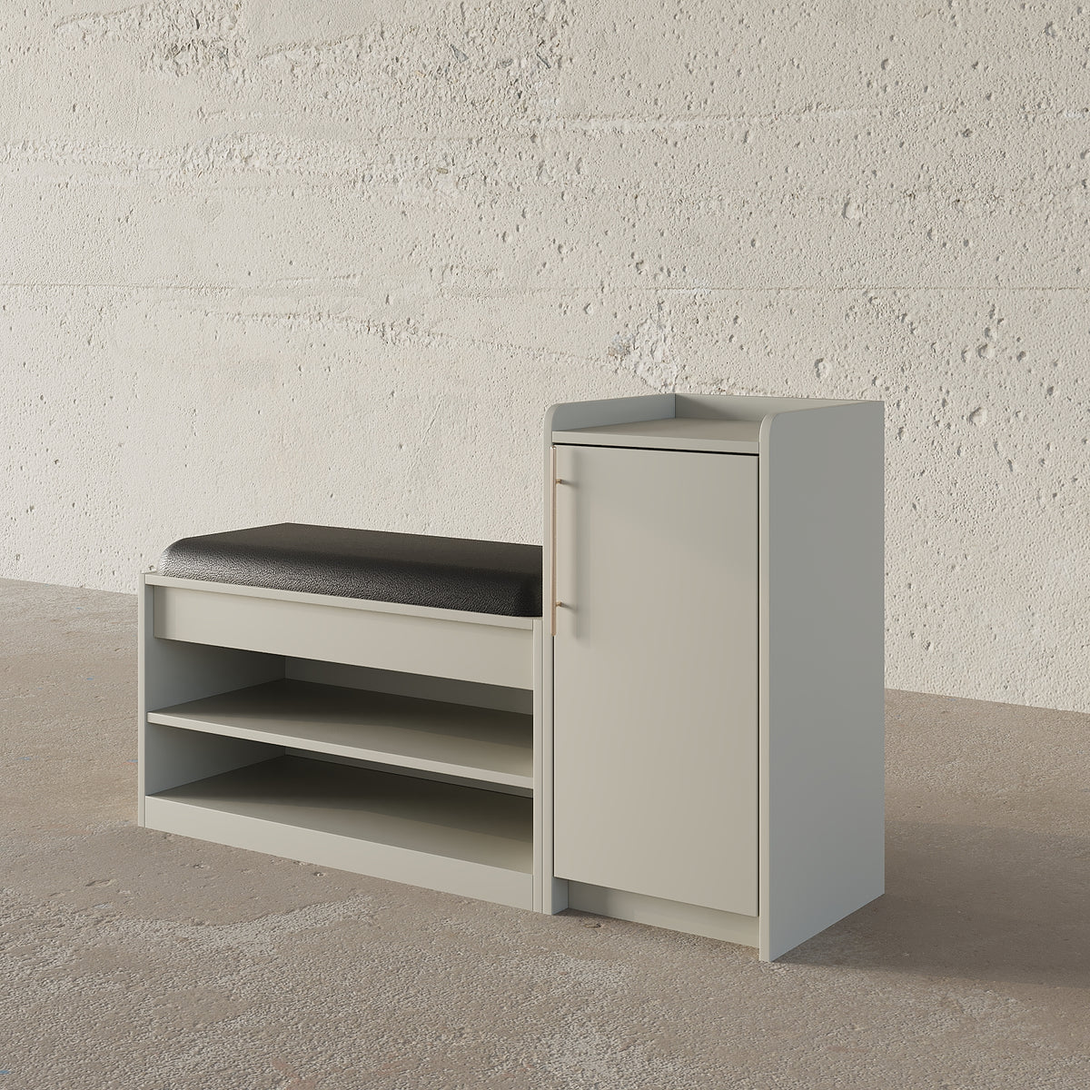 Jamey Bench with Shoe Storage