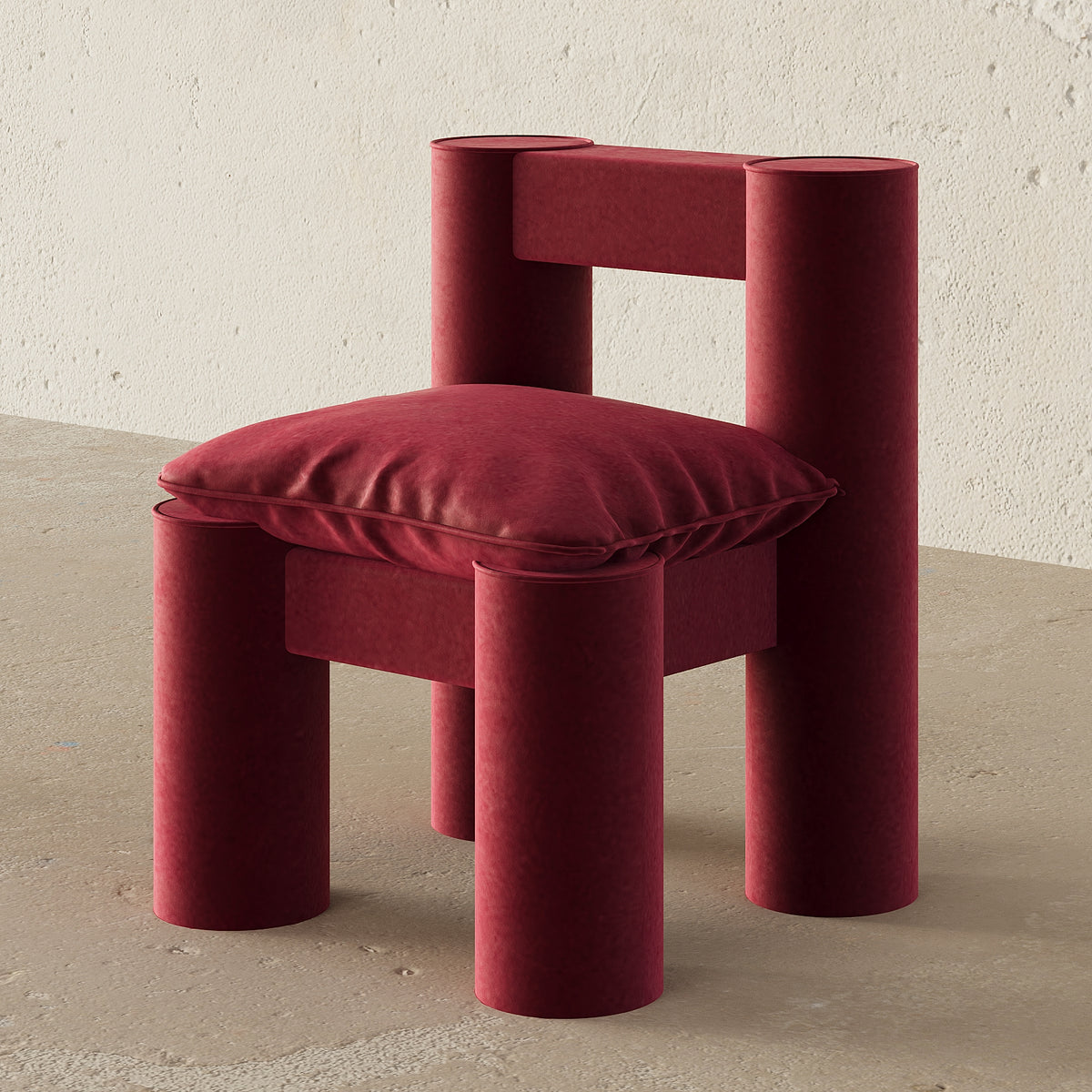 Icon Chair (Burgundy)