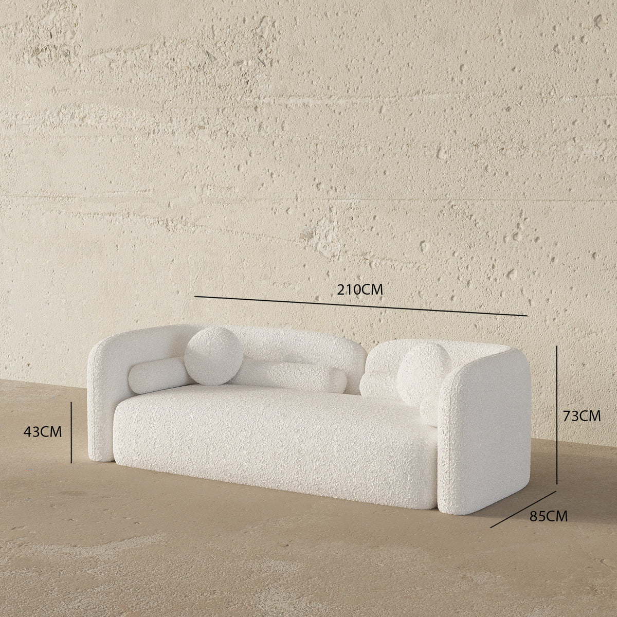 Luca 2S. Sofa