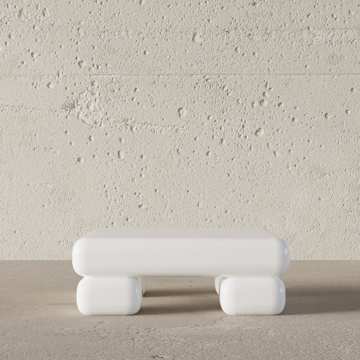 Puffy Coffee Table (White)