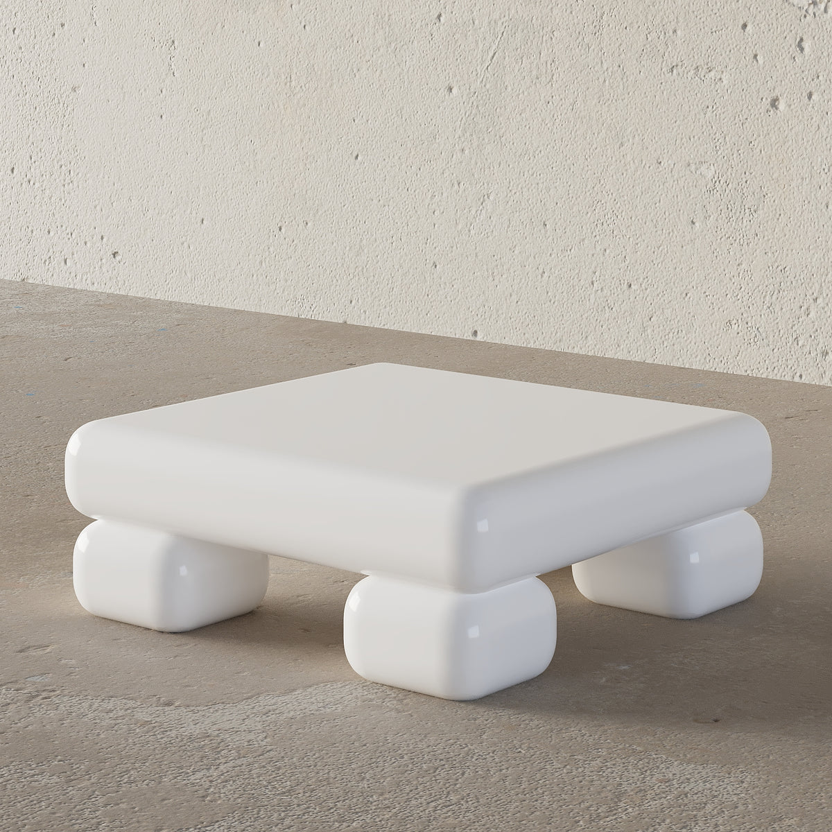 Puffy Coffee Table (White)