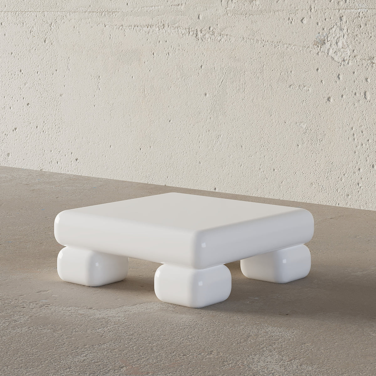 Puffy Coffee Table (White)