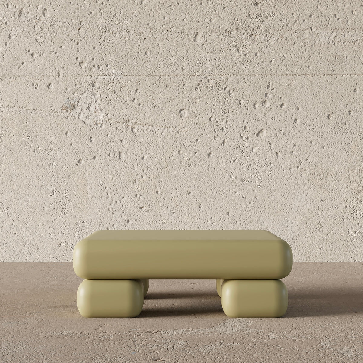 Puffy Coffee Table (Olive)