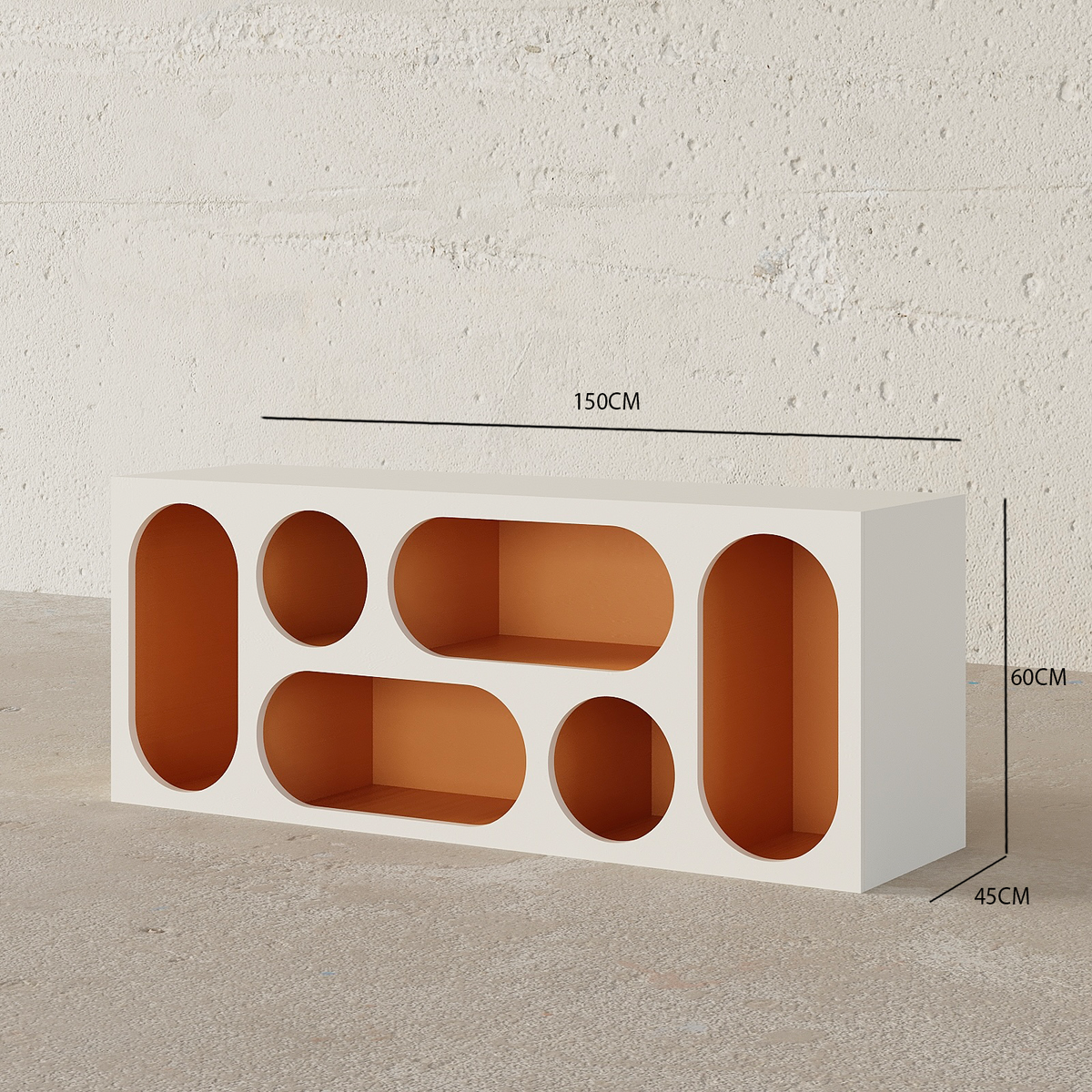 Cloudera Cabinet V2 (Off-White & Orange)