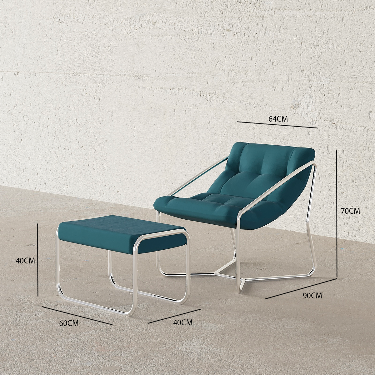 Nova Armchair (Teal)