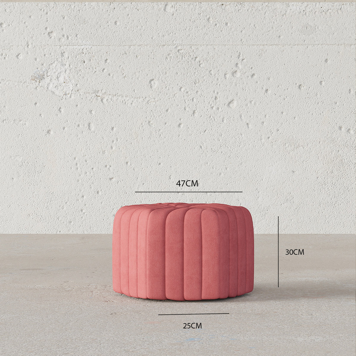 Derby Pouf / Velvet