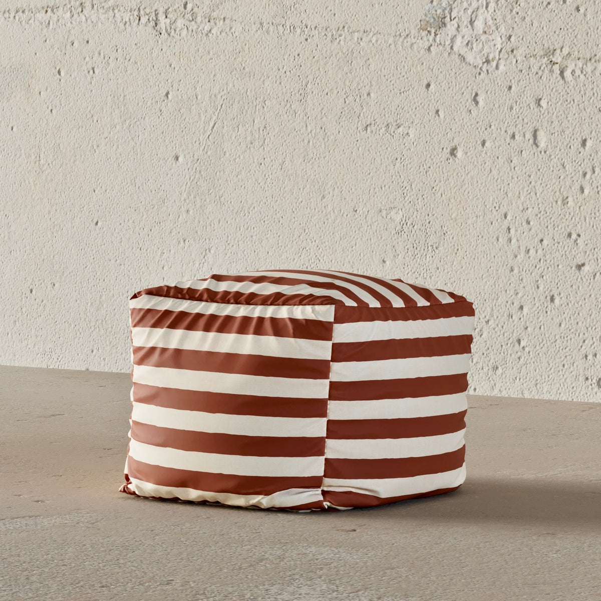 Zebra Pouf (Cookie Brown)