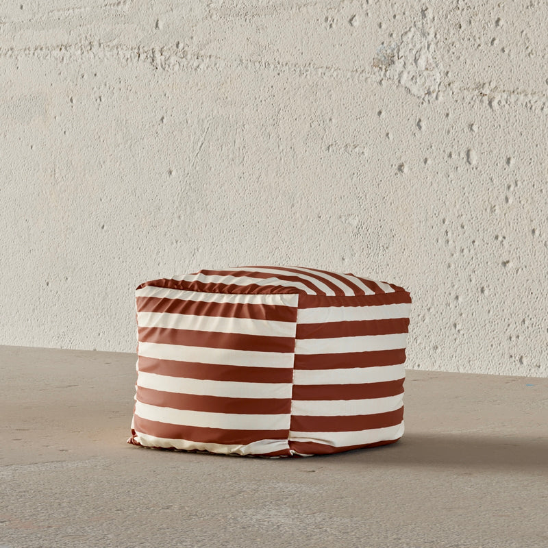 Zebra Pouf (Cookie Brown)