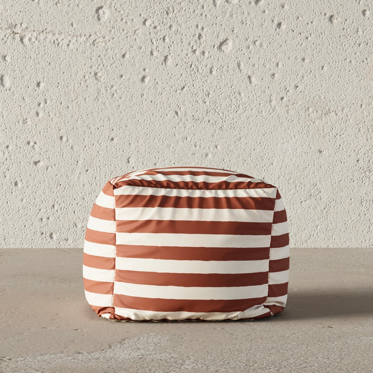 Zebra Pouf (Cookie Brown)