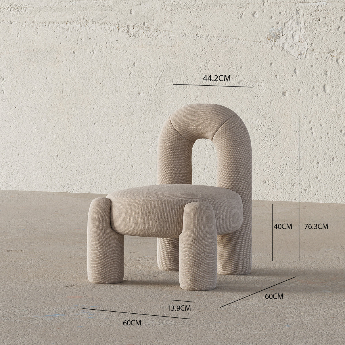 Spidey Chair (Light Beige)