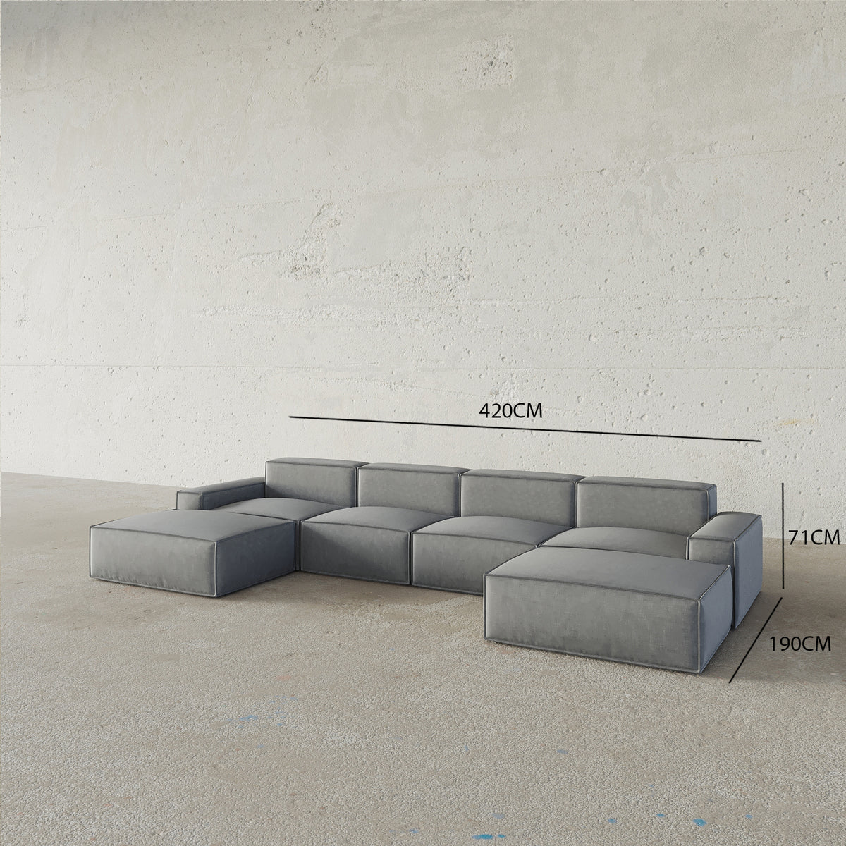 Moscow 4S. Cloud Modular Sofa