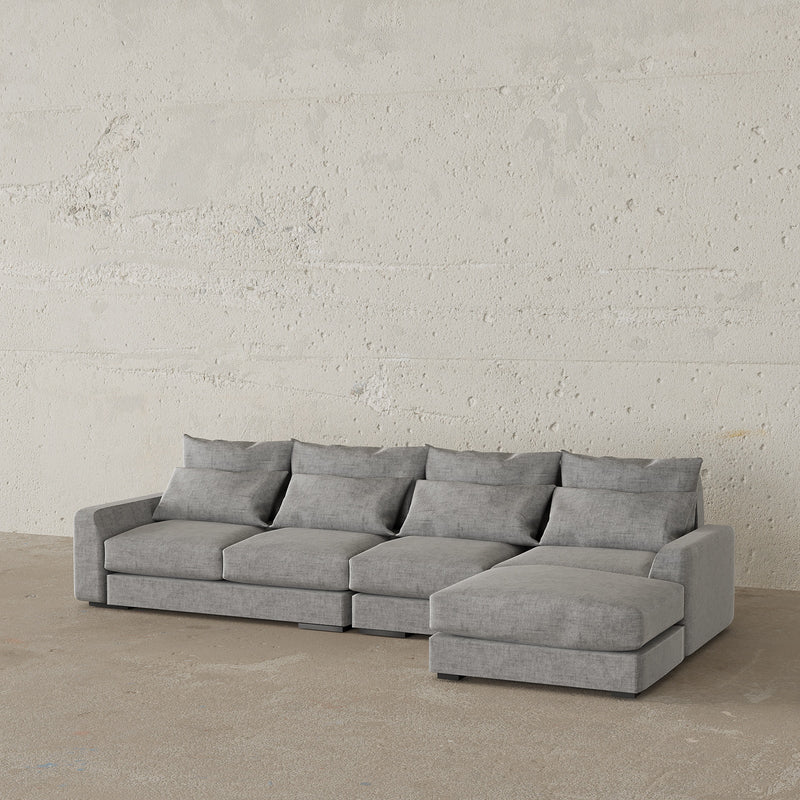 Abramo Italian Design Sofa / Jade Upholstery