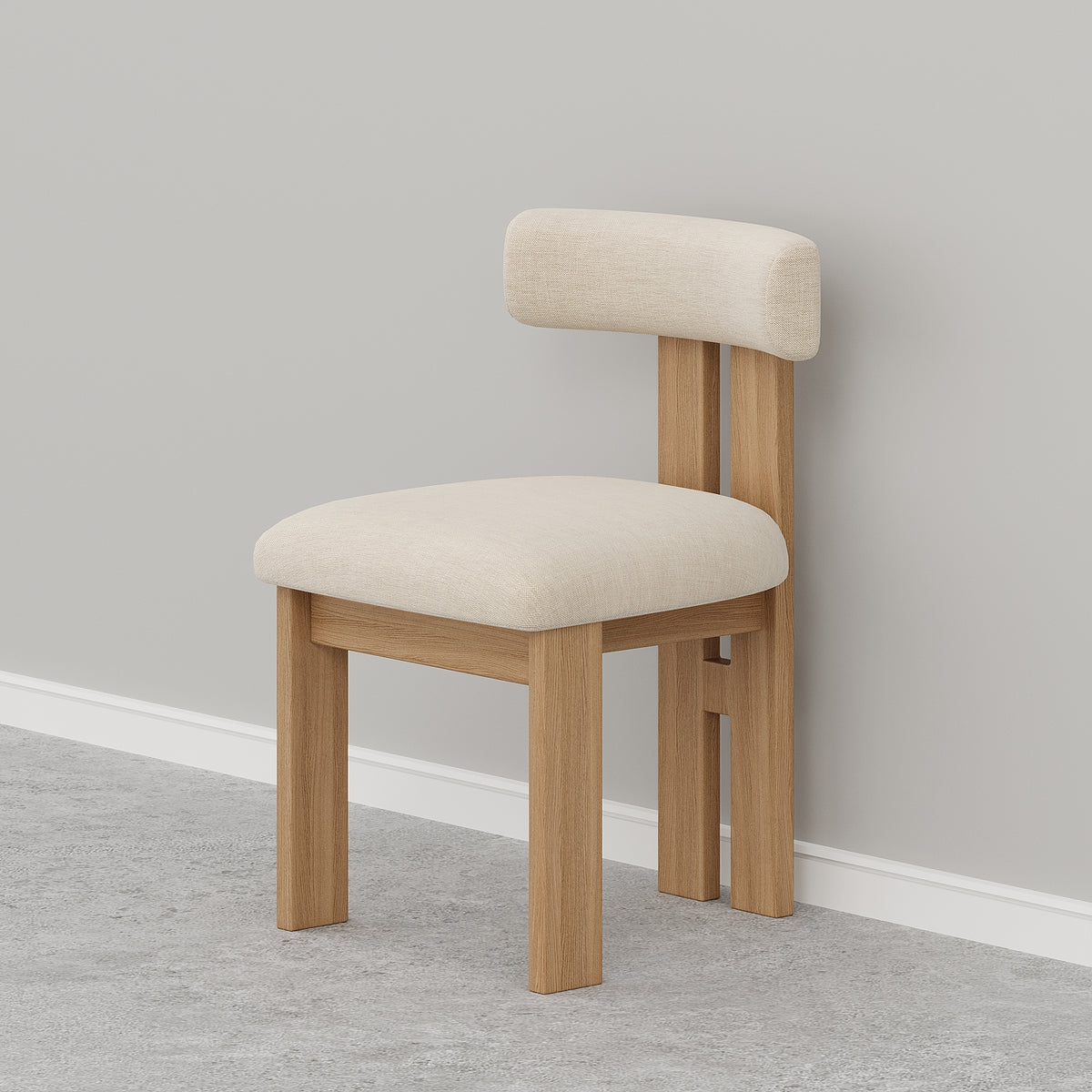 Zuma Dining Chair / Off-White Linen