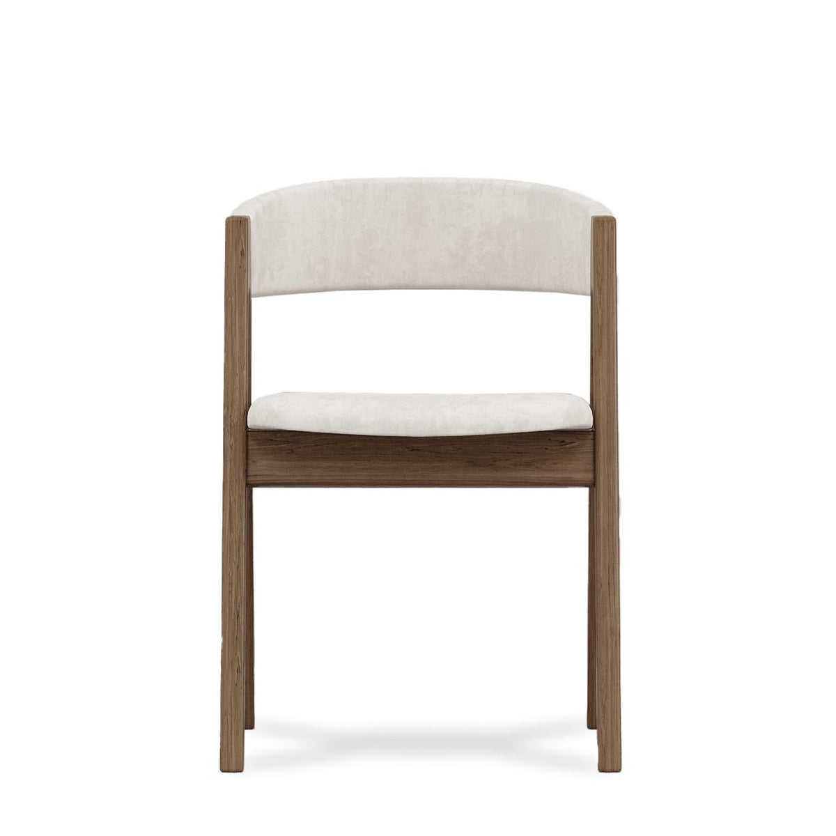 Gubi Dining Chair / White Suede