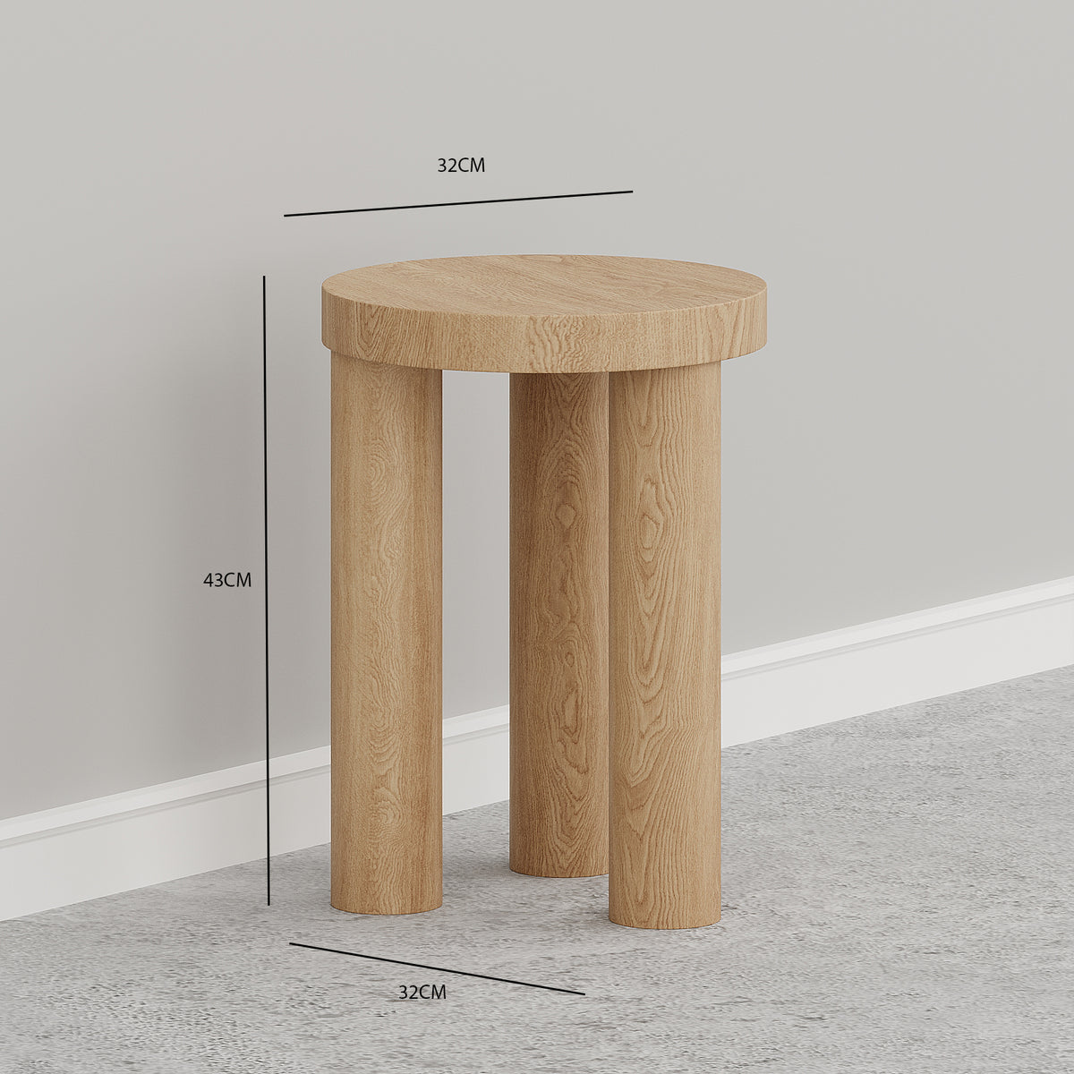 Chloe Side Table / 32 x 43 CM