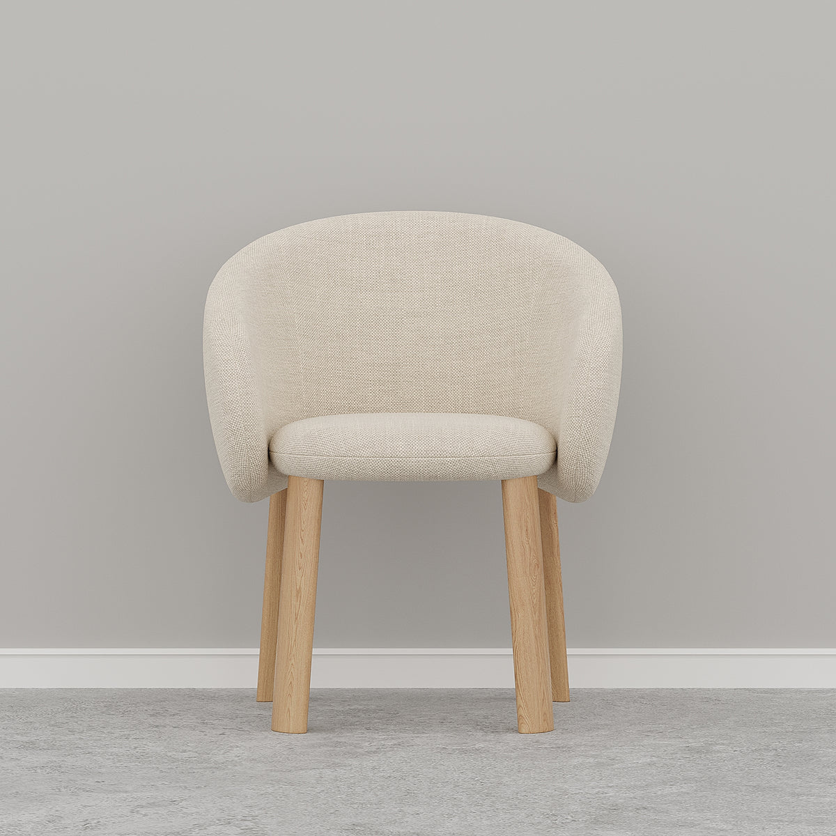 Oshun Armchair / Beige Cotton Blend