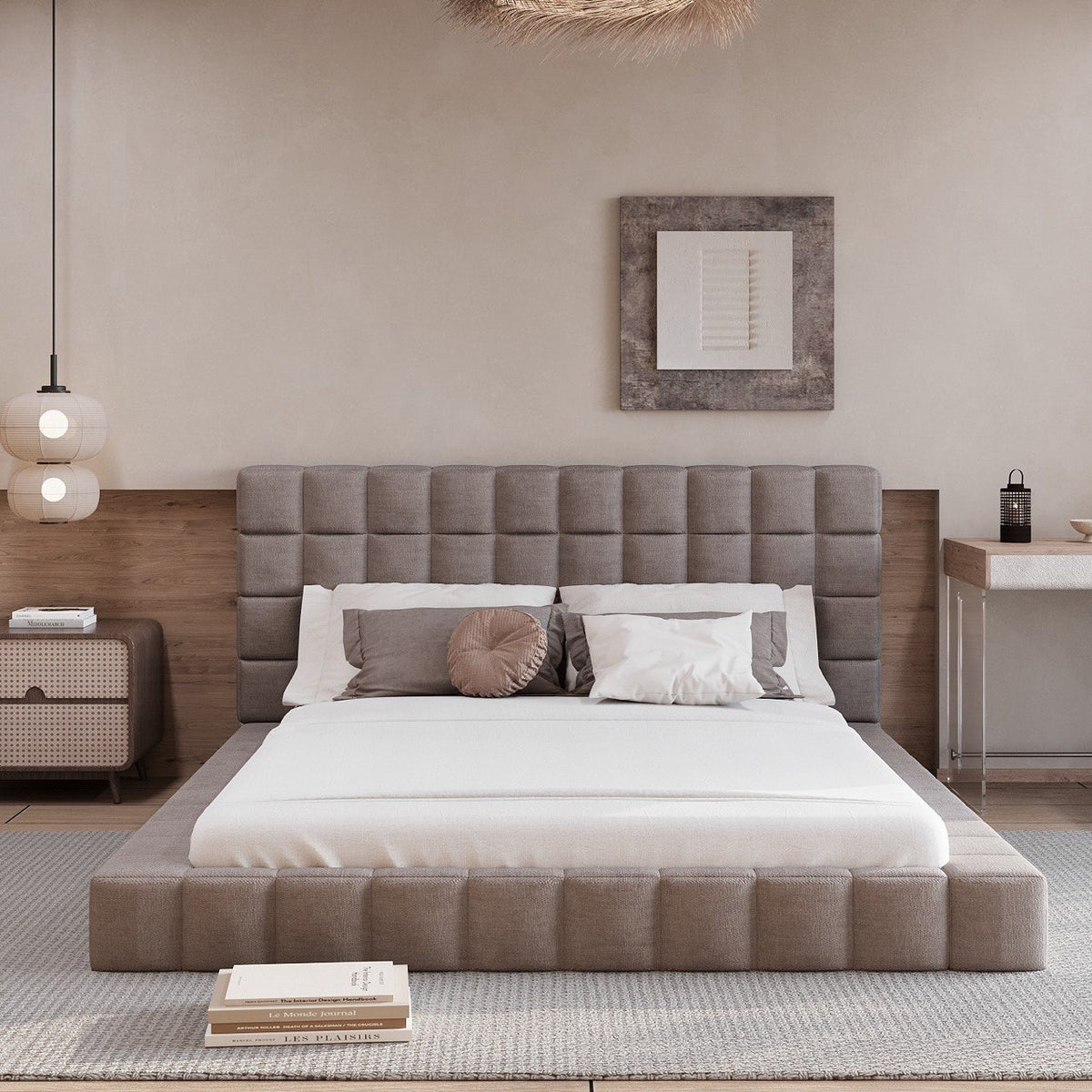 Sadie Upholstered Platform Bed