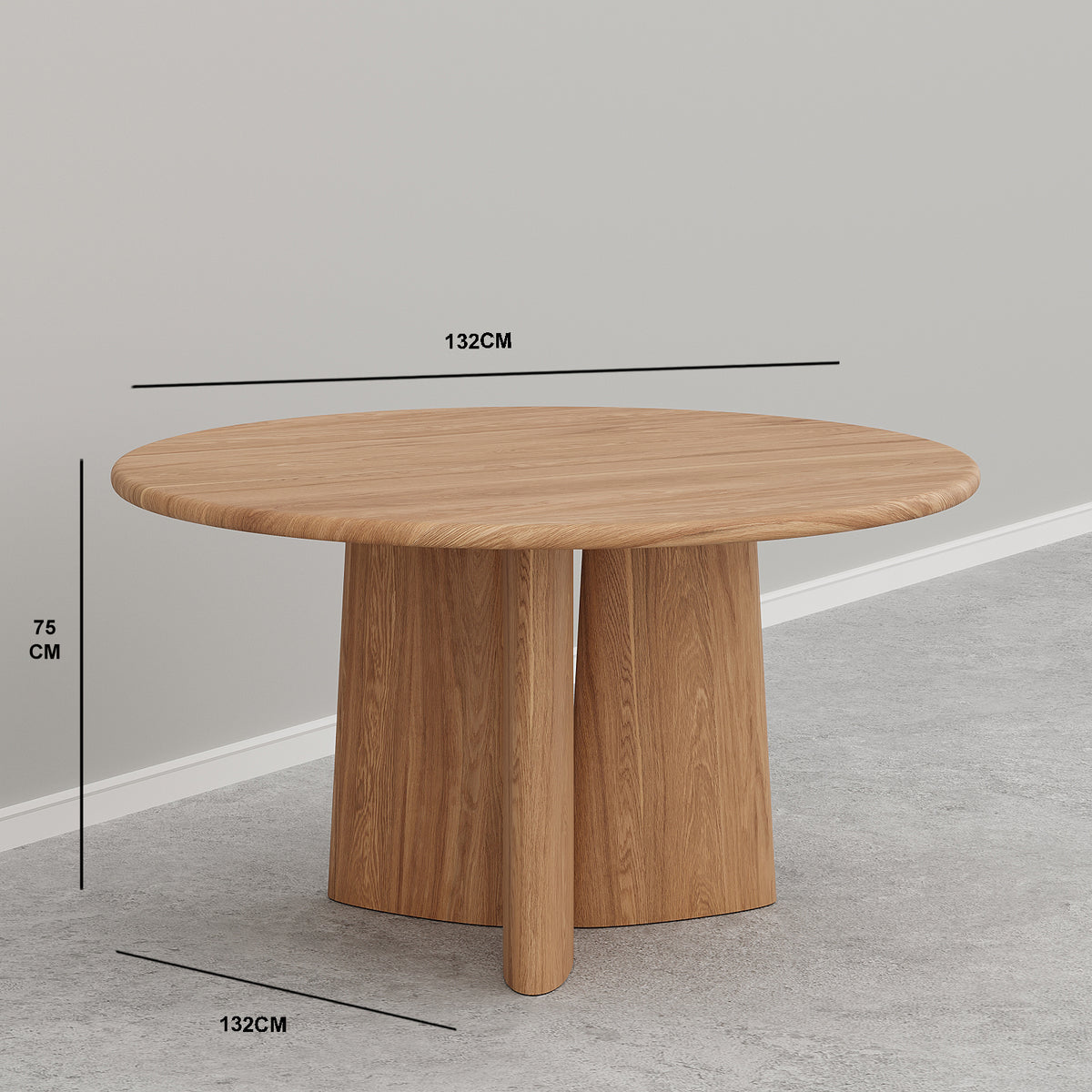 Laria Dining Table / 132 x 75 CM