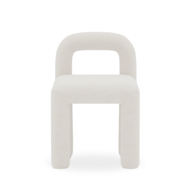 Kenji Armchair / White Boucle