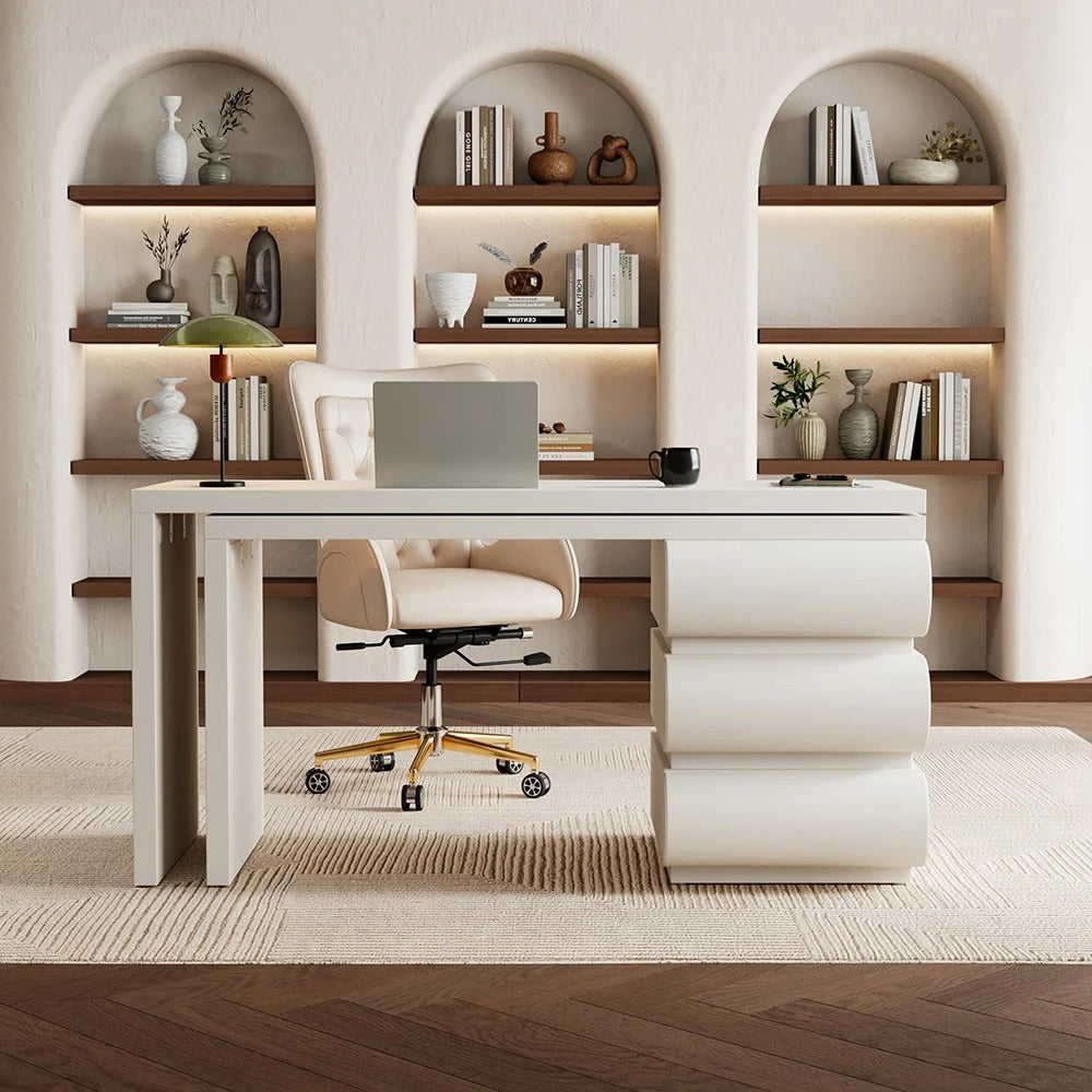 Valentina Office Desk / White