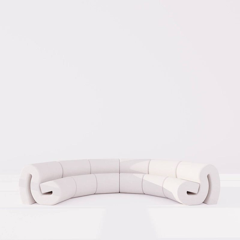 Pluffy Sofa  / White Cotton Blend