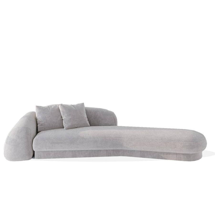 Moray Chaise / Grey Cotton Blend