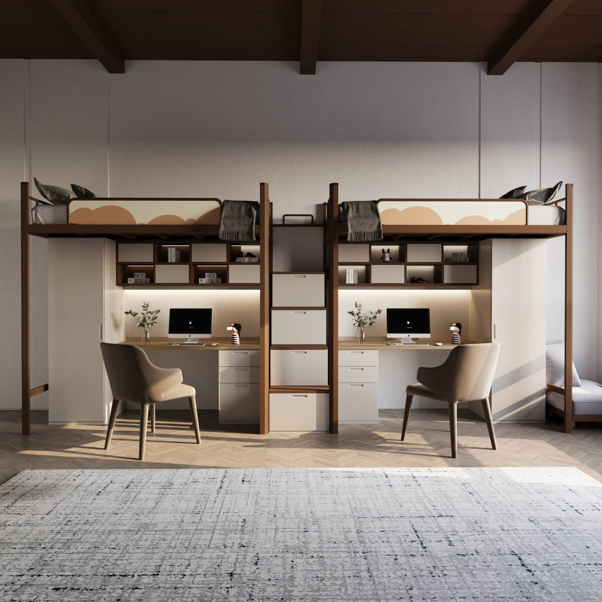 Mocka Bunk Bed / Beige