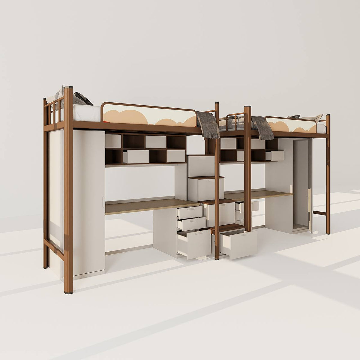 Mocka Bunk Bed / Beige