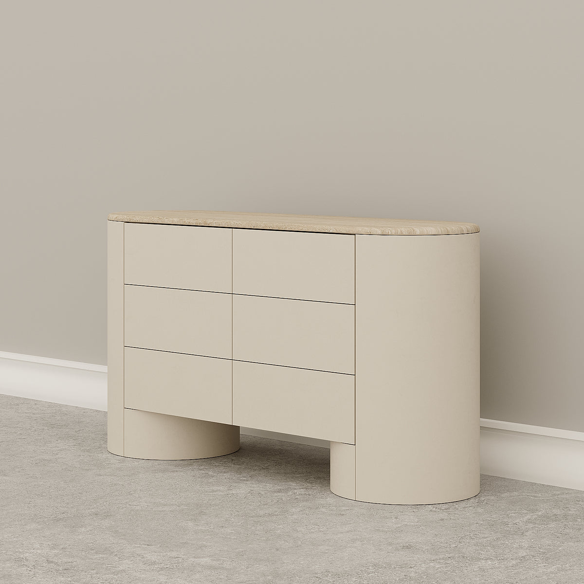 Zelda Dresser / Travertine Top