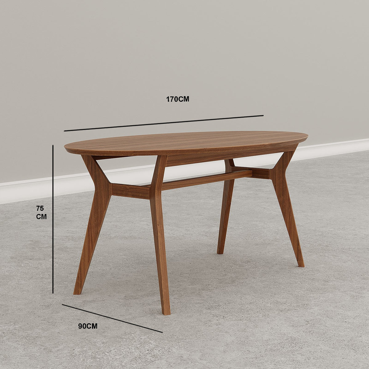 Tonic Dining Table / 170 x 90 CM - Walls Nation