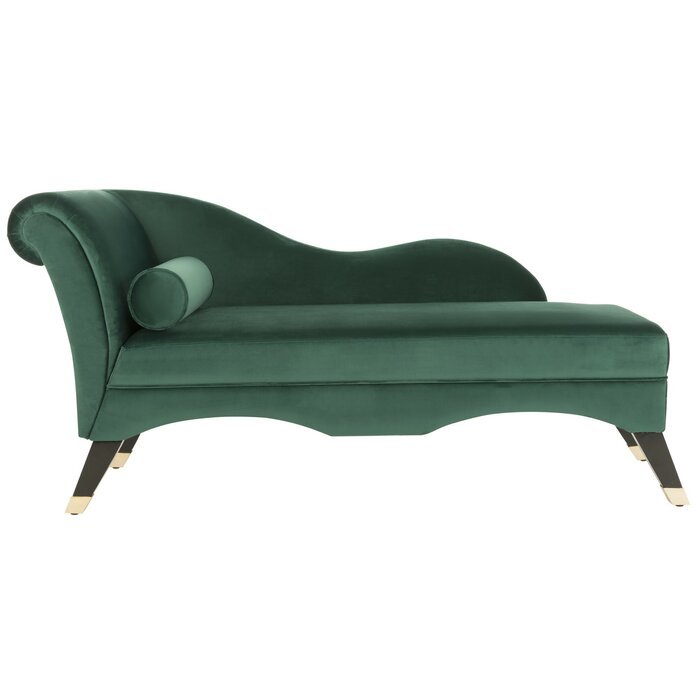 Green chaise deals