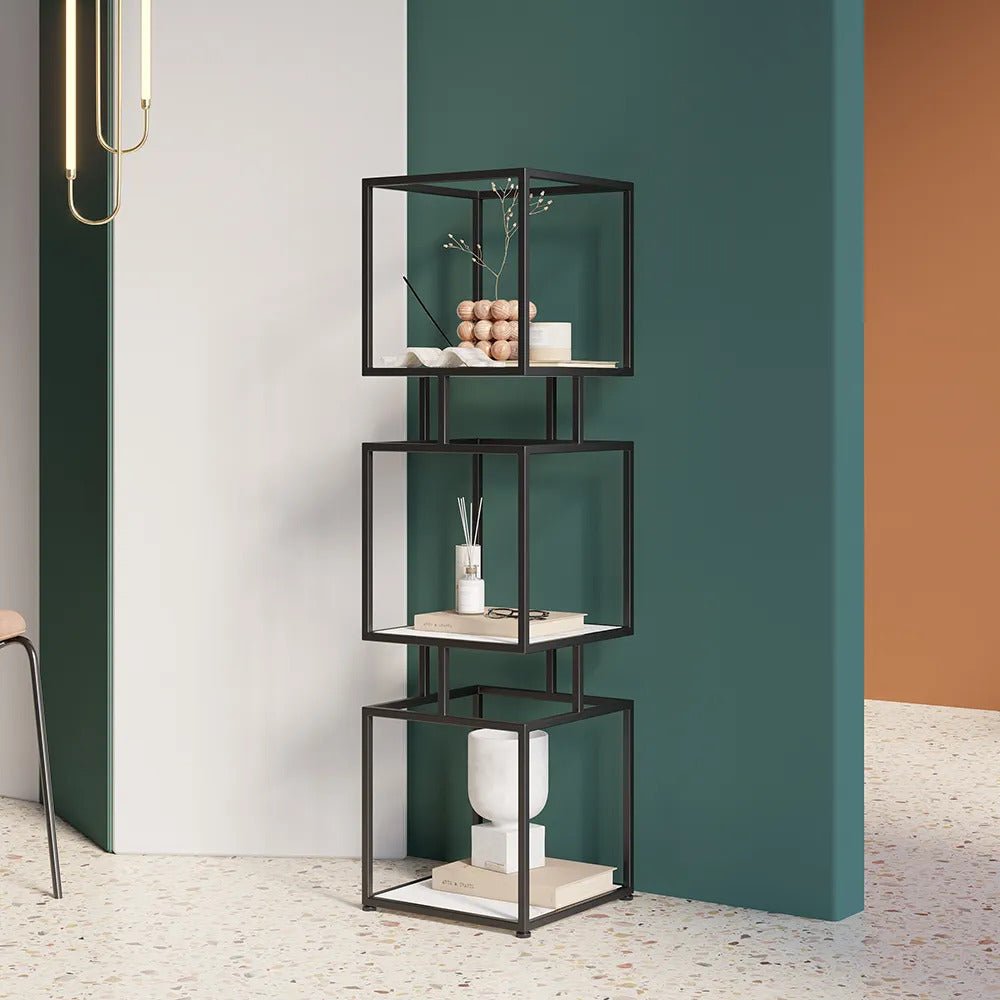 Metal deals corner shelving