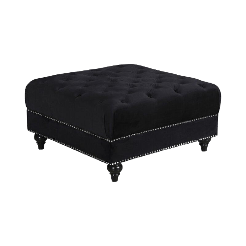 Black velvet deals footstool