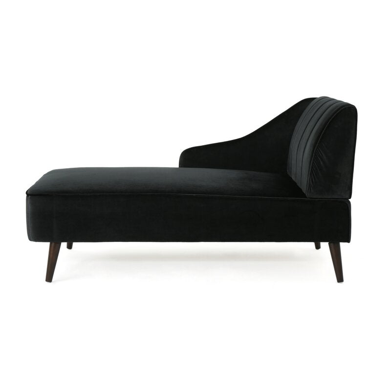 White velvet on sale chaise lounge