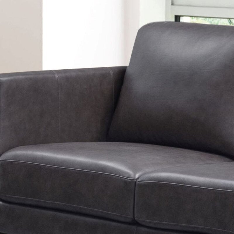 Faux leather store sofa sets