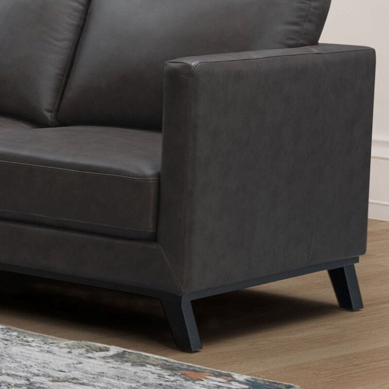 Leather couch deals and chair set