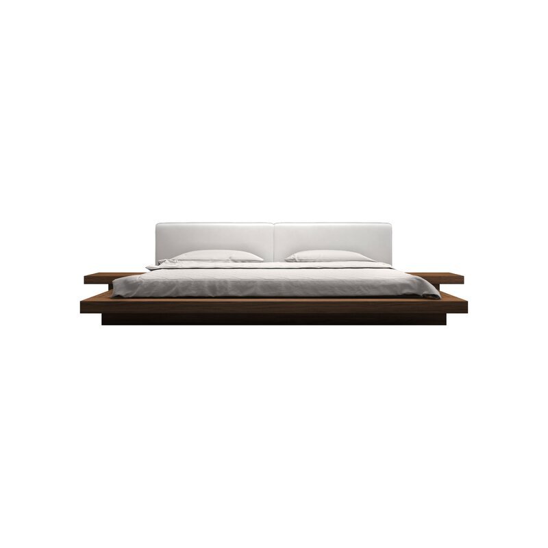 Japanese platform on sale bed queen