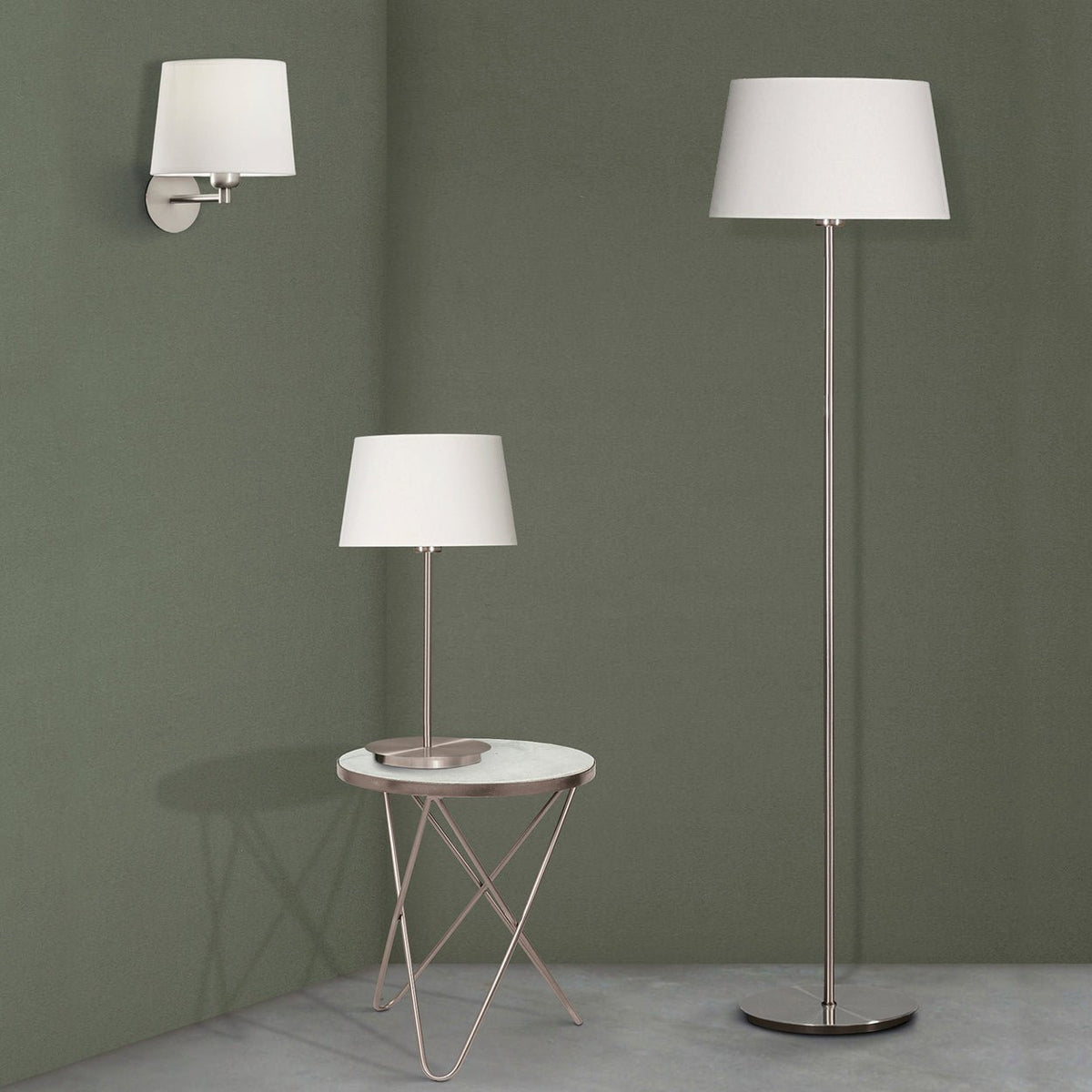 Table Lamp Dekla / Metal & Cotton - Walls Nation