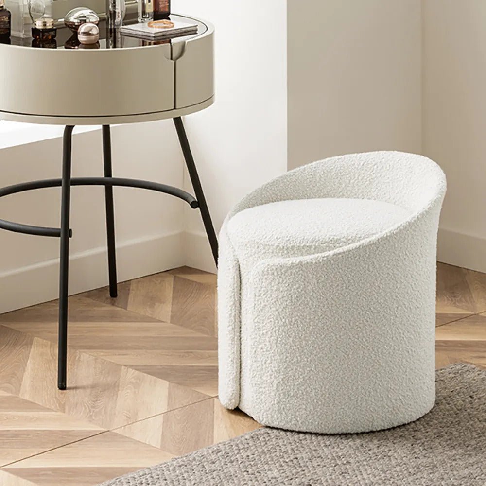 Round fabric online stool